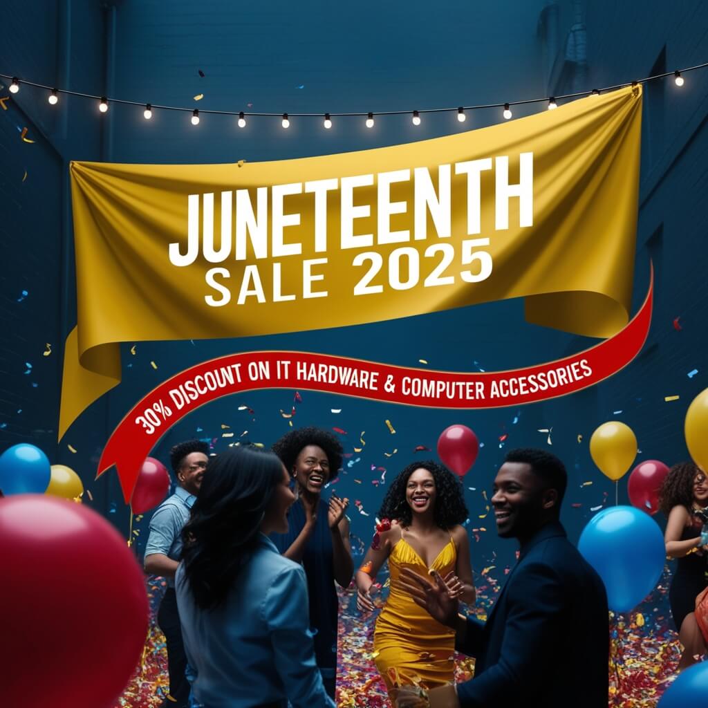 Juneteenth Sale: 30% Discount on IT Hardware and Computer Accessories