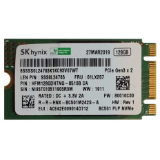 Lenovo 01LX207 | 128GB PCI Express Gen3 NVMe M.2 2242 Internal Solid State Drive