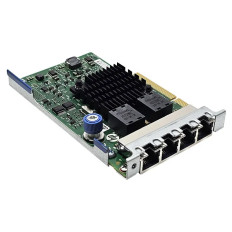 HP 665238-001 | 4 x Ports 1Gb/s 10/100/1000Base-T PCI-Express x4 366FLR FIO Gigabit Ethernet Network Adapter