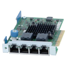 HP 665240-B21 | 4 x Ports 1Gb/s 10/100/1000Base-T PCI-Express x4 366FLR FIO Gigabit Ethernet Network Adapter
