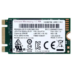 Lenovo 00UP731 | 256GB TLC PCI Express 3.0 x2 NVMe M.2 2242 Internal Solid State Drive