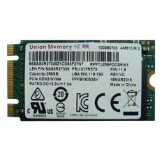 Lenovo 01FR573 | 256GB TLC PCI Express 3.0 x2 NVMe M.2 2242 Internal Solid State Drive