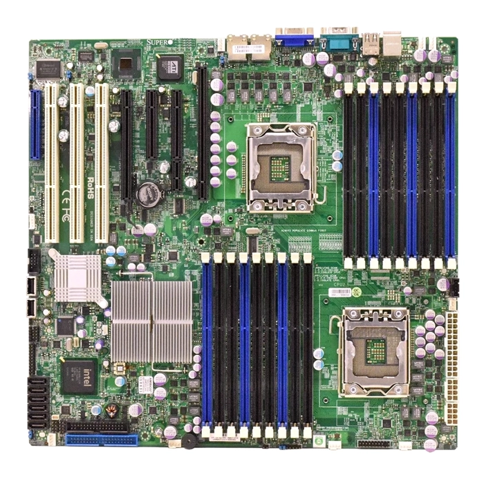 X8DTNF Supermicro Intel 5520 Tylersburg Chipset 5600/5500 Xeon Processors Support Dual Socket LGA1366 Extended-ATX Server Motherboard
