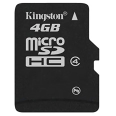 Kingston KINGSDC4/4GBSP | 4GB Class 4 microSDHC Memory Card