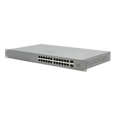 Cisco GS110-24P-HW-US | Meraki Go 24 x Ports PoE 10/100/1000Base-T 2 x 1G SFP Ports Managed Layer 2 1U Rack-mountable Gigabit Ethernet Network Switch