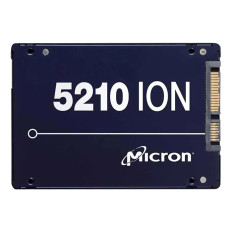 Micron MTFDDAK7T6QDE | 5210 ION Series 7.68TB Quad-Level Cell SATA 6Gb/s 3D NAND 2.5-Inch Enterprise Solid State Drive