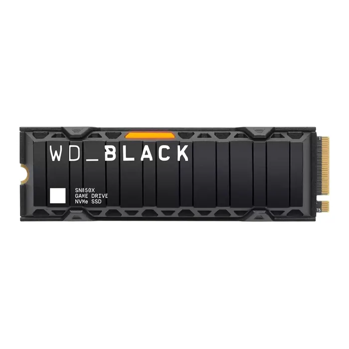 WDS100T2XHE-00BCA0 Western Digital Black SN850X Series 1TB PCI Express NVMe 4.0 x4 M.2 2280 Gaming Solid State Drive
