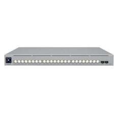 Ubiquiti ECS-24-POE (1050W) | Enterprise Campus 24 PoE 16 x Ports PoE+++ 10GbE RJ-45 8 x Ports PoE+++ 2.5GbE RJ-45 + 2 x Ports 25GbE SFP28 1U Rackmount Layer 3 Switch