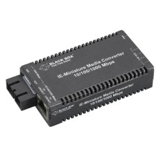Black Box LGC320A-R2 | 10/100/1000 Mbps Copper RJ-45 to 1000 Mbps SC Fiber 300m Media Converter