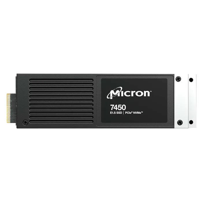 MTFDKBZ7T6TFR-1BC1ZABYYR Micron 7450 Pro Series 7.68TB PCI Express 4.0 x4 NVMe Read Intensive E1.S-EDSFF Solid State Drive