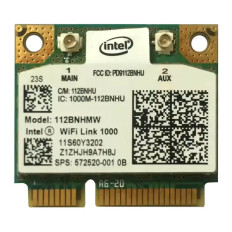 HP 572520-001-06 | Dual Band 300Mbps 2.4GHz / 5GHz IEEE 802.11a/b/g/n Mini PCI Express Wireless Network Card