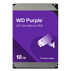 Western Digital WD180PURX | Purple 18TB 3.5" 6Gb/s SATA 7200RPM 512MB Cache Surveillance Hard Drive