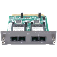 D-Link DES-102F | 2-Ports 100Base-FX Fiber Expansion Module for DSS-24+ Switch