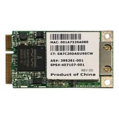 HP 407107-001N | 54G IEEE 802.11b/g Mini PCI Express WLAN Wireless Network Card for Pavlion DV5000 Series