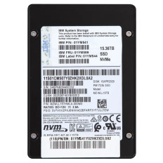 IBM 01YM589 | 15.36TB PCI Express NVMe U.2 2.5-Inch Internal Solid State Drive for FlashSystem 5100 7200 9100 9200 Storwize V5100 V7000 Gen3