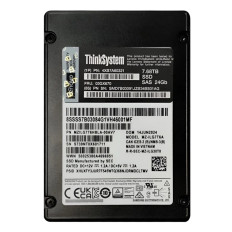 Lenovo 4XB7A80321 | 7.68TB SAS 24Gb/s Read Intensive Hot-Swappable 2.5-Inch Solid State Drive for ThinkSystem