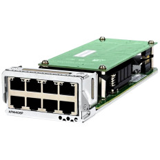 Netgear APM408P-10000S | 8x100M/1G/2.5G/5G/10GBASE-T PoE+ Port Card For Data Networking 8 RJ-45 10GBase-T Network LAN Twisted Pair10 Gigabit Etherne