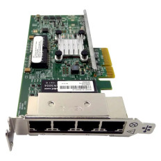 HP 647592-001T | 4 x Ports 10/100/1000Base-T PCI-Express 2.0 x4 331T Gigabit Ethernet Network Adapter