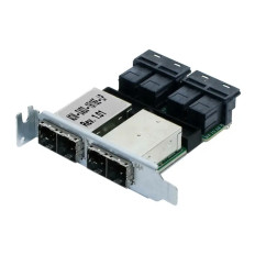 Supermicro AOM-SAS3-16I16E-LP | 16-Ports mini-SAS Internal to External Extended Low Profile Cable Adapter with Bracket