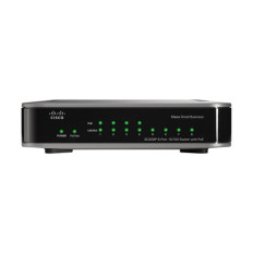 Cisco SD208PG2N | Small Business 8 x Ports 10/100Base-TX Layer 2 Unmanaged Fast Ethernet Network Switch
