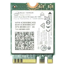 HP 880883-001 | Dual Band Wireless-AC 7265 802.11ac 2x2 Wi-Fi + Bluetooth 4.2 Combo Adapter for Pavilion x360 14m-ba011dx Wireless Network Adapter