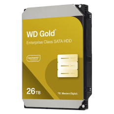 Western Digital WD261KRYZSP | Gold Helium 26TB 3.5" 6GB/s SATA 7200RPM 512MB Cache 512e Enterprise Class Hard Drive