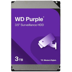 Western Digital WD34PURZ | Purple 3TB 5400RPM SATA 6Gb/s 128MB Cache 3.5-Inch Surveillance Hard Drive