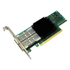 NVIDIA Mellanox MCX613106A-VDAT | ConnectX-6 EN Dual Port 200Gb/s QSFP56 PCI Express 4.0 x16 Tall Bracket HHHL Network Adapter Card