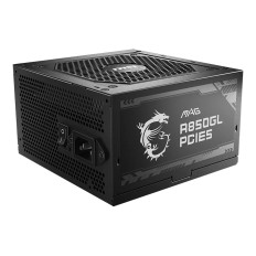 MSI MAG A850GL PCIE5 | 850W 20+4-Pin ATX 80 Plus Gold Fully Modular Gaming Power Supply Black