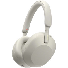 Sony WH-1000XM5/S | Highly Acclaimed Premium Wireless Over-Ear Noise-Canceling Headphone - Silver