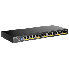 ZyXEL GS1100-16EPS | GS1100 16-Ports 1GbE PoE Unmanaged Slim Ethernet Switch