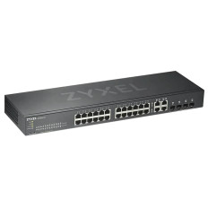 ZyXEL GS1920-24V2 | GS1920 Series 24 x Ports 1000Base-T + 4 x SFP/RJ-45 Combo Ports Layer 2 Managed 1U Rack-mountable Smart Switch