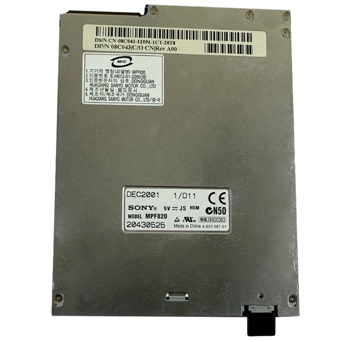 08C043 Dell 1.44MB Slimline 3.5-Inch Floppy Drive