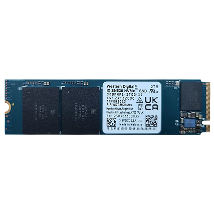 Western Digital SDBPNPZ-2T00-XI | IX SN530 2TB Triple-Level Cell PCI Express NVMe 3.0 x4 M.2 2280 Solid State Drive