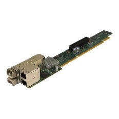 Supermicro AOC-URN2-I4GXS | 4-Ports (2x 10GbE SFP+ and 2x 10GbE RJ45) PCI Express 3.0 x8 1U Ultra Riser Card