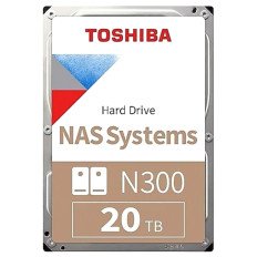 Toshiba HDWG62AUZSVA | N300 NAS 20TB Helium 7200RPM SATA 6Gb/s 3.5-Inch 512MB Cache (512e) Internal Hard Drive