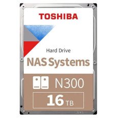 Toshiba HDWG51GUZSVA | N300 NAS 16TB Helium 7200RPM SATA 6Gb/s 3.5-Inch 512MB Cache (512e) Internal Hard Drive
