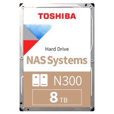 Toshiba HDWG780UZSVA | N300 NAS 8TB Air 7200RPM SATA 6Gb/s 3.5-Inch 512MB Cache (512e) Internal Hard Drive