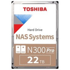 Toshiba HDWG62CUZSVB | N300 Pro 22TB Helium 7200RPM SATA 6Gb/s 3.5-inch 512MB Cache (512e) NAS Hard Drive