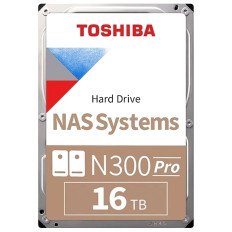 Toshiba HDWG51GUZSVB | N300 Pro 16TB Helium 7200RPM SATA 6Gb/s 3.5-inch 512MB Cache (512e) NAS Hard Drive
