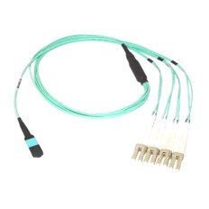 Dell 0HWDV3 | 5m MPO to 4xLC Fiber Breakout Cable Multi Mode Fiber OM4 Networking Cable