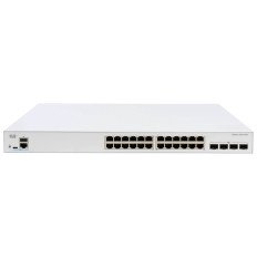 Cisco C1300X-24T-4X | Catalyst 24-Ports Gigabit Ethernet RJ45with 4x SFP28 Slots Stackable Layer 3 Rack-mountable Managed Switch