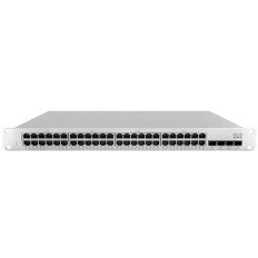 Cisco MS150-48LP-4G-HW | Meraki MS150 48LP-4G 48-Ports Gigabit Ethernet RJ45 PoE+ with 4x 1GbE SFP Uplink Ports Rack-mountable Managed Switch