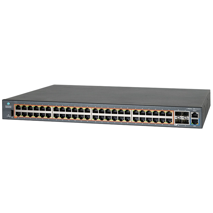 Cambium Networks MXEX2052GXPA01 | cnMatrix EX2052-P 48-Ports PoE+ Compliant Gigabit Managed Network Switch