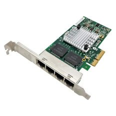 Intel I340-T4 | 4 x Ports 1Gb/s 1000Base-T PCI Express 2.0 x4 Gigabit Ethernet Server Network Adapter Card