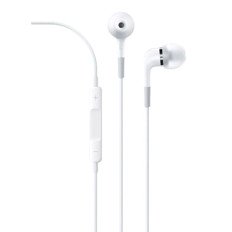 Apple ME186LL/A | In-Ear Headphones with Remote and Mic Stereo mini-phone Wired 23 Ohm 5 Hz 21 kHz Earbud Binaural In-ear 3.50 -ft Cable