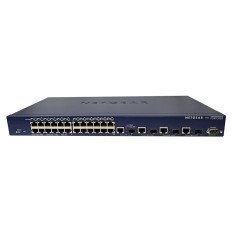 Netgear FSM7328S | Prosafe 24 x RJ-45 Ports 10/100Base-TX + 4 x SFP Ports Layer 3 Managed Stackable Fast Ethernet Network Switch