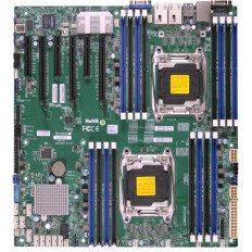 Supermicro X10DRI | Socket R3 LGA 2011 Intel Xeon E5-2600 v4/v3 C612 Chipset E-ATX Dual System Board (Motherboard)