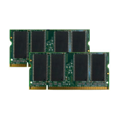 Dell 311-1872 | 256MB Kit (2x128MB) DDR-266MHz PC-2100 Non-ECC Unbuffered SODIMM CL2.5 1Rx16 2.5V 200-Pin Memory