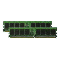 HP EG098AV | 2GB Kit (2x512MB) DDR2-400MHz PC2-3200 Non-ECC Unbuffered UDIMM CL3 1Rx8 1.8V 240-Pin Memory